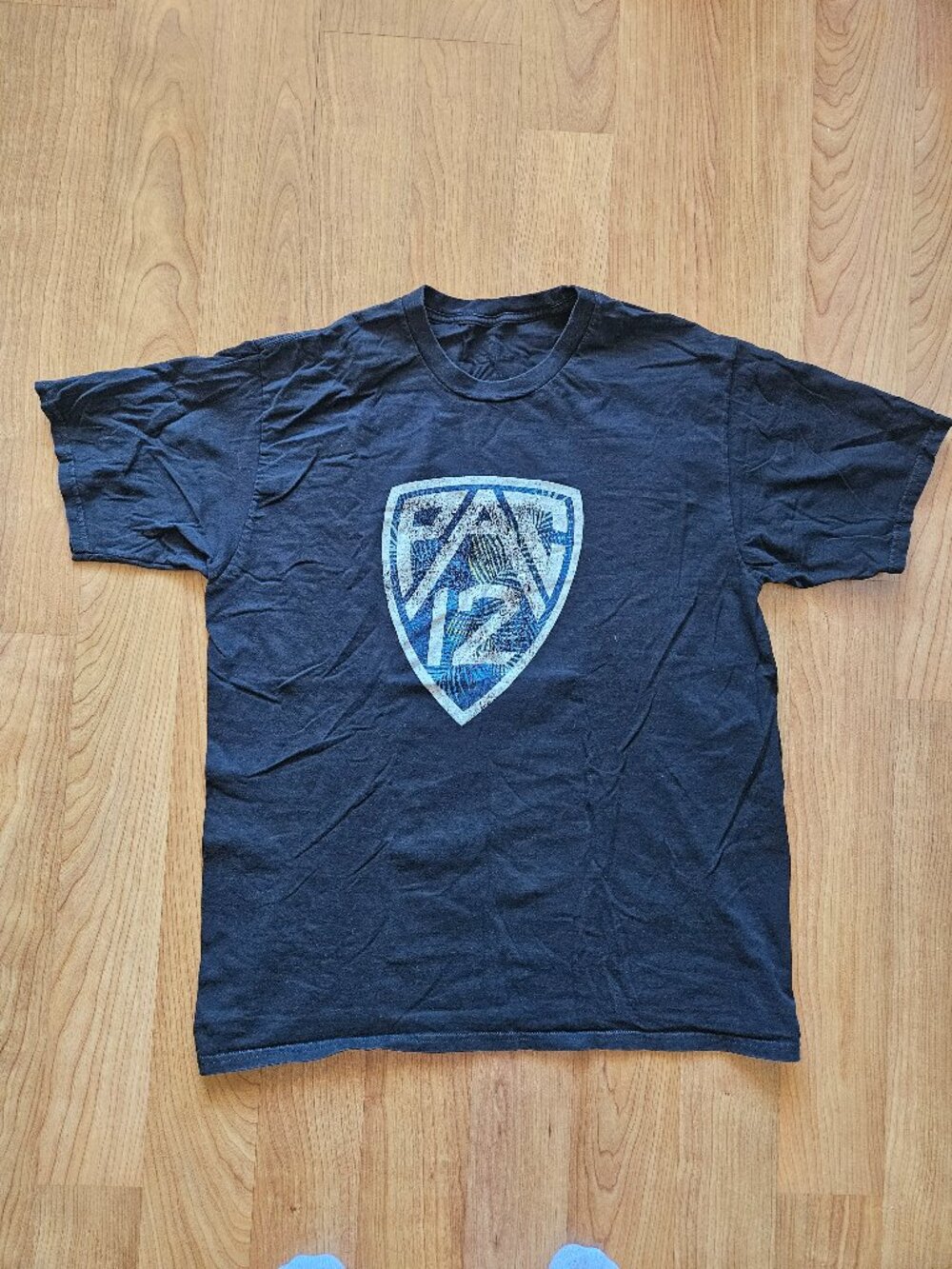 Men's black Pac-12  thick cotton Tee by Fanatics - Size Large